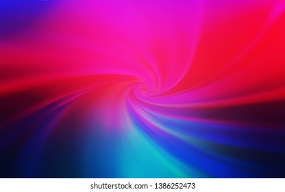 Light Blue, Red vector blurred shine abstract background. A completely new colored illustration in blur style. Blurred design for your web site.