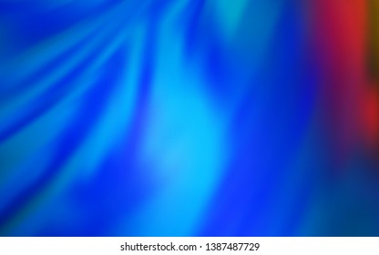 Light Blue, Red vector blurred shine abstract background. New colored illustration in blur style with gradient. New way of your design.