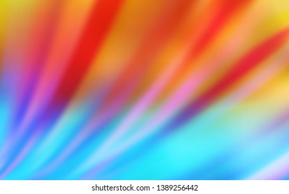 Light Blue, Red vector blurred shine abstract background. Modern abstract illustration with gradient. Background for designs.