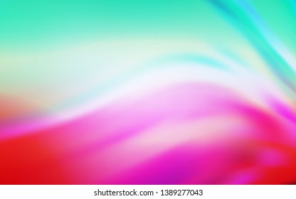 Light Blue, Red vector blurred template. Colorful abstract illustration with gradient. The best blurred design for your business.