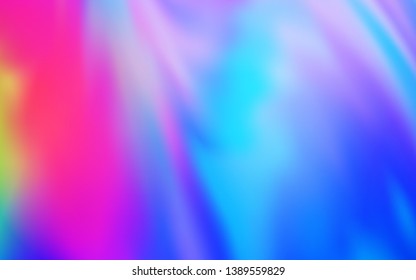 Light Blue, Red vector blurred shine abstract texture. Modern abstract illustration with gradient. New style for your business design.