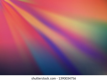 Light Blue, Red vector blurred bright template. Modern geometrical abstract illustration with gradient. A completely new design for your business.
