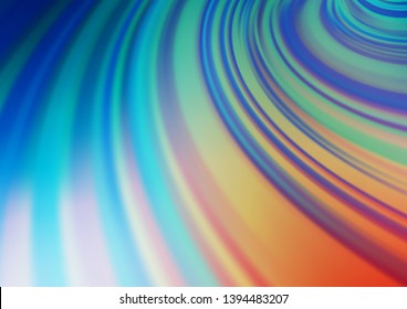 Light Blue, Red vector blurred shine abstract pattern. Colorful abstract illustration with gradient. The best blurred design for your business.