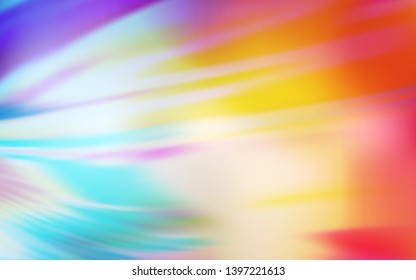 Light Blue, Red vector blurred shine abstract template. Creative illustration in halftone style with gradient. Completely new design for your business.