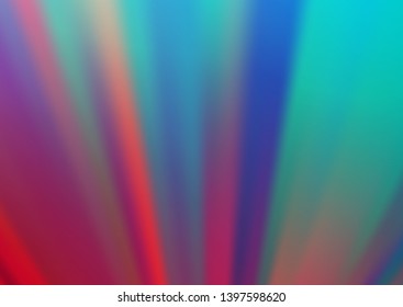 Light Blue, Red vector blurred bright template. Colorful illustration in abstract style with gradient. The template for backgrounds of cell phones.