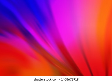 Light Blue, Red vector blurred shine abstract template. New colored illustration in blur style with gradient. The best blurred design for your business.