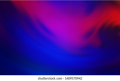 Light Blue, Red vector blurred bright template. Colorful illustration in abstract style with gradient. Background for designs.