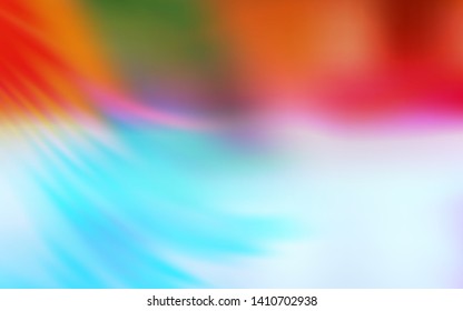 Light Blue, Red vector blurred shine abstract template. Abstract colorful illustration with gradient. New design for your business.