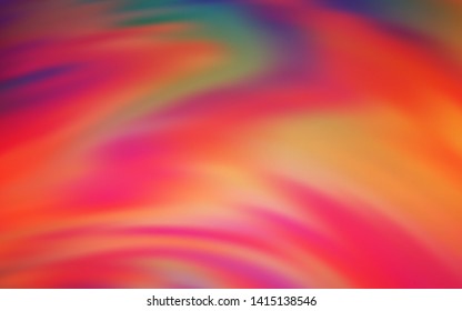 Light Blue, Red vector blurred bright template. Colorful abstract illustration with gradient. The best blurred design for your business.