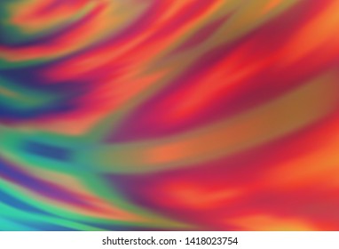 Light Blue, Red vector blurred shine abstract template. Creative illustration in halftone style with gradient. Elegant background for a brand book.