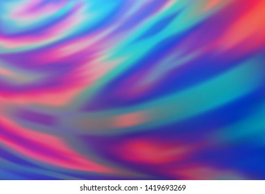 Light Blue, Red vector blurred background. Glitter abstract illustration with gradient design. Background for a cell phone.