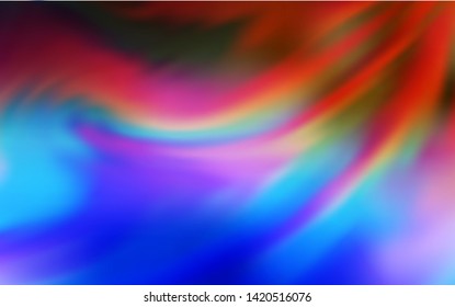 Light Blue, Red vector blurred background. Shining colored illustration in smart style. Background for designs.