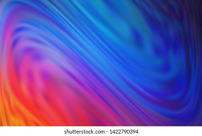 Light Blue, Red vector blurred shine abstract background. Glitter abstract illustration with gradient design. Blurred design for your web site.