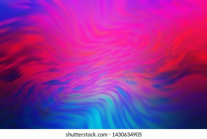 Light Blue, Red vector blurred bright template. Modern abstract illustration with gradient. Elegant background for a brand book.