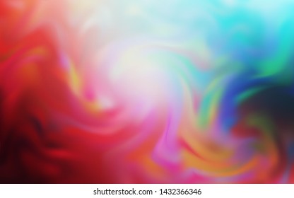 Light Blue, Red vector blurred background. An elegant bright illustration with gradient. Completely new design for your business.