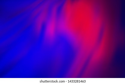 Light Blue, Red vector blurred bright template. Colorful abstract illustration with gradient. Elegant background for a brand book.