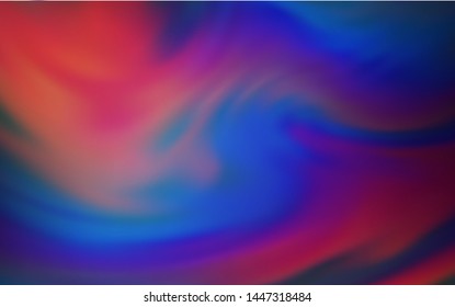 Light Blue, Red vector blurred pattern. Creative illustration in halftone style with gradient. New way of your design.