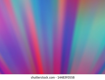 Light Blue, Red vector blurred shine abstract background. Colorful abstract illustration with gradient. The elegant pattern for brand book.