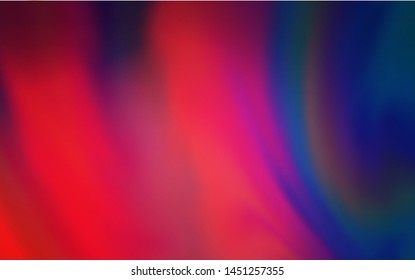 Light Blue, Red vector blurred bright template. Colorful illustration in abstract style with gradient. New style design for your brand book.