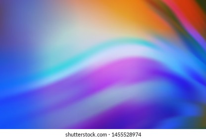 Light Blue, Red vector blurred bright template. New colored illustration in blur style with gradient. Smart design for your work.