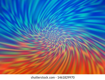 Light Blue, Red vector blurred shine abstract template. Colorful illustration in abstract style with gradient. The template can be used for your brand book.