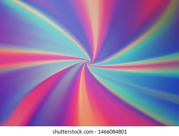 Light Blue, Red vector blurred shine abstract template. A completely new color illustration in a bokeh style. The template for backgrounds of cell phones.