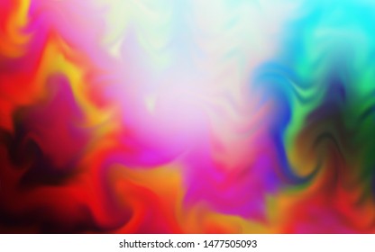 Light Blue, Red vector blurred and colored pattern. A completely new colored illustration in blur style. New design for your business.