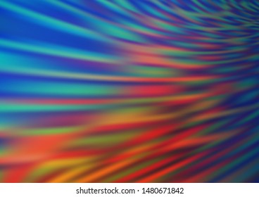 Light Blue, Red vector blurred shine abstract background. Shining colorful illustration in a Brand new style. Brand new design for your business.