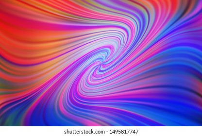 Light Blue, Red vector blurred shine abstract background. New colored illustration in blur style with gradient. Smart design for your work.