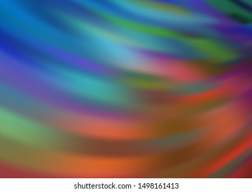 Light Blue, Red vector blurred bright pattern. An elegant bright illustration with gradient. The blurred design can be used for your web site.