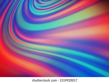 Light Blue, Red vector blurred shine abstract pattern. Colorful illustration in abstract style with gradient. The elegant pattern for brand book.