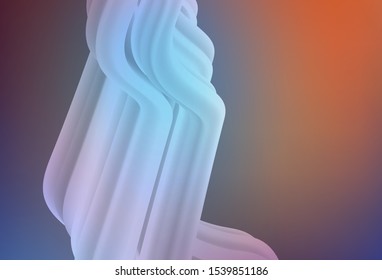 Light Blue, Red vector blurred bright template. New colored illustration in blur style with gradient. Smart design for your work.