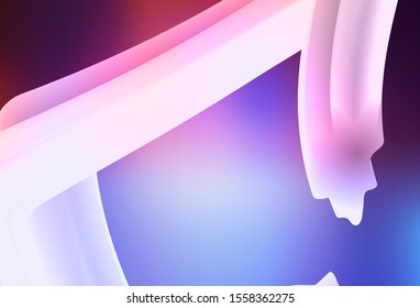 Light Blue, Red vector blurred shine abstract texture. A completely new colored illustration in blur style. New style design for your brand book.