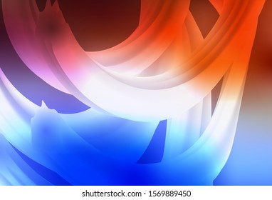 Light Blue, Red vector blurred pattern. Colorful abstract illustration with gradient. Completely new design for your business.