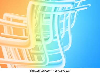 Light Blue, Red vector blurred template. Glitter abstract illustration with gradient design. New design for your business.