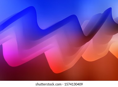 Light Blue, Red vector blurred and colored pattern. An elegant bright illustration with gradient. New design for your business.