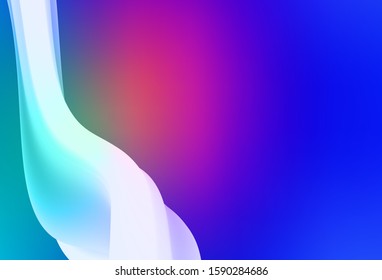 Light Blue, Red vector blurred template. A completely new colored illustration in blur style. New style for your business design.