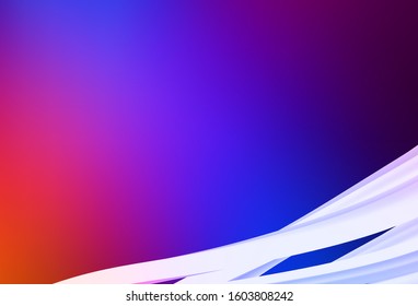 Light Blue, Red vector blurred and colored pattern. Modern abstract illustration with gradient. Elegant background for a brand book.
