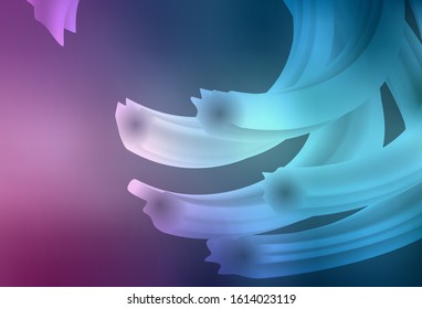Light Blue, Red vector blurred background. Colorful illustration in abstract style with gradient. New way of your design.