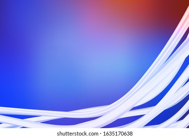 Light Blue, Red vector blurred bright template. Glitter abstract illustration with gradient design. Blurred design for your web site.