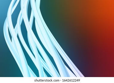 Light Blue, Red vector blurred background. A completely new colored illustration in blur style. The best blurred design for your business.