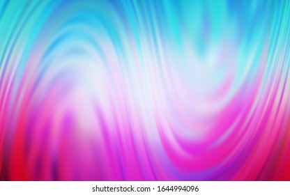 Light Blue, Red vector blurred shine abstract texture. Creative illustration in halftone style with gradient. Background for designs.