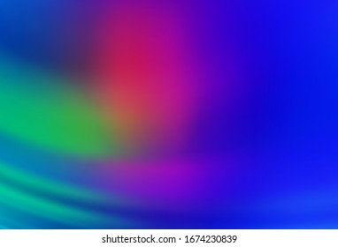 Light Blue, Red vector blurred pattern. Colorful illustration in abstract style with gradient. Background for a cell phone.