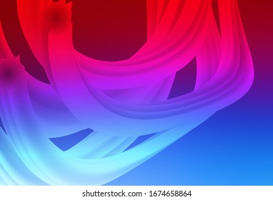 Light Blue, Red vector blurred and colored pattern. Shining colorful illustration in smart style. New design for your business.