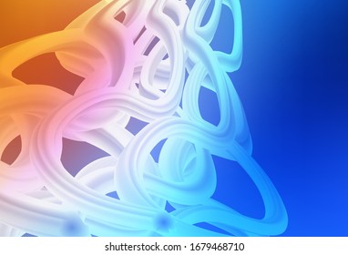 Azul claro, rojo vectorial difuminado brillan textura abstracta. Ilustración creativa en estilo de medio tono con degradado. Diseño completamente nuevo para su negocio.