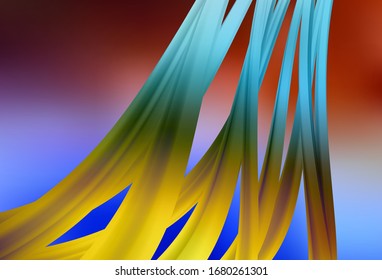 Light Blue, Red vector blurred shine abstract background. Abstract colorful illustration with gradient. Background for a cell phone.