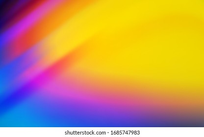 Color azul claro, vector rojo difuminado brillo plantilla abstracta. Una ilustración de color completamente nueva en un estilo borroso. Nueva forma de tu diseño.