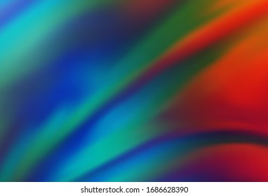 Light Blue, Red vector blurred bright pattern. An elegant bright illustration with gradient. New style for your business design.