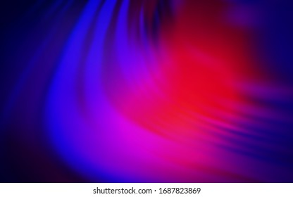 Azul claro, fondo borroso vectorial rojo. Una ilustración de color completamente nueva en un estilo borroso. Diseño inteligente para su trabajo.