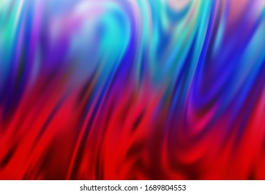 Light Blue, Red vector blurred shine abstract background. Abstract colorful illustration with gradient. Background for a cell phone.